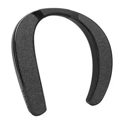 Produktbild: Nackenbügel-Bluetooth-Lautsprecher, Komfortabler, Leichter, Kabelloser, Tragbarer Lautsprecher, Tragbarer HIFI-3D-Stereo-Sound-Lautsprecher mit Noise-Cancelling-Mikrofon für