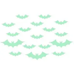 Produktbild: Nacnic Fledermäuse Leuchtsticker. Dekoratives Vinyl für Halloween. Tiere Wandaufkleber für Jugendzimmer, Gemeinschaftsräume, Geschäfte...