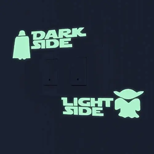Produktbild: Nacnic Star Wars Leuchtsticker Wandaufkleber. Fluoreszierende Yoda 