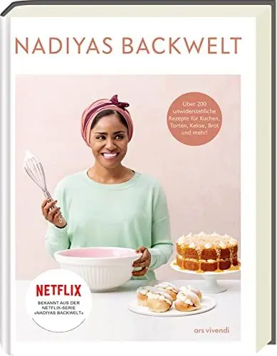 Produktbild: Nadiyas Backwelt: Über 100 unwiderstehliche Rezepte für Kuchen, Torten, Kekse, Brot und mehr (Nadiya Hussain Kochbücher)