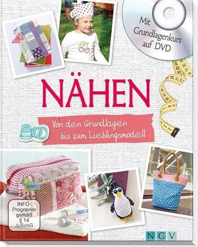 Produktbild: Nähen - Mit Grundlagenkurs auf DVD: Von den Grundlagen bis zum Lieblingsmodell