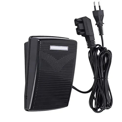 Produktbild: Nähmaschinen-Fußpedal, Fußschalter Fußpedalschalter EU-Rundstecker 220 V 50/60 Hz DIY-Pedalschalter Nähmaschinen-Pedalschalter-Controller Multifunktional für Haushaltsnähen (220V