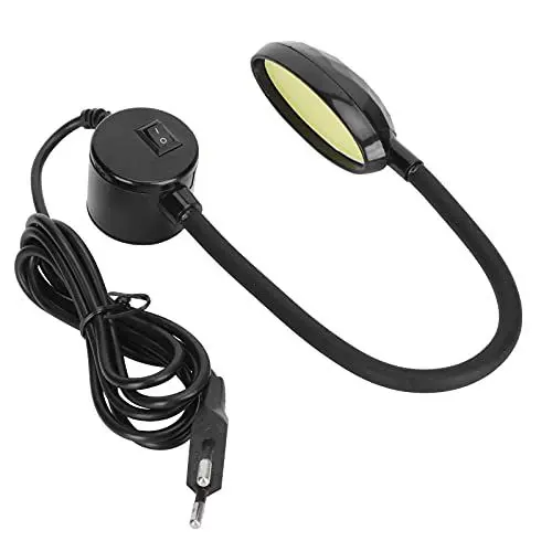 Produktbild: Nähmaschinenleuchte 48 LED 8W Schwanenhals-Arbeitsleuchte mit Magnethalterung für Nähmaschinen Bohrmaschinen Schreibtische Notenständer Handwerk Werkbänke Drehmaschinen Lampen EU-Stecker AC/DC8