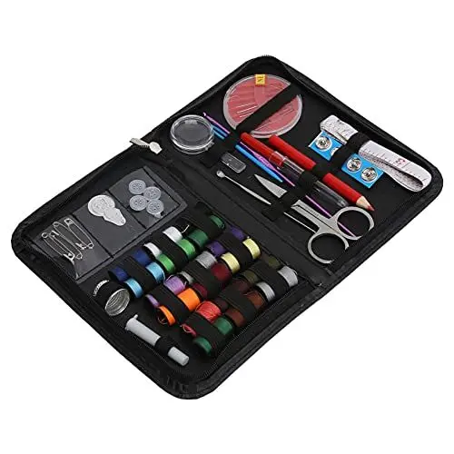 Produktbild: Nähset, Heimnadel, Nylon, Polyester, Edelstahl, Reisen, Haushalt, Set, Nähset, Nähset, Nähkleidung, Schneidsachen, Sets, Nähzubehör, Handarbeitsset, Nähset, Stichki (BLACK)