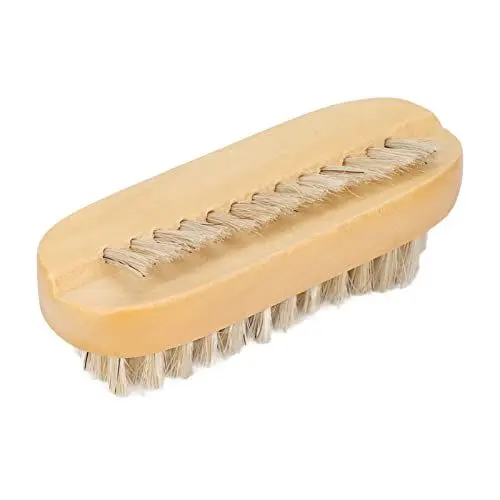 Produktbild: Nagelbürste Fingernagelbürste hölzerne doppelseitige Nagelreinigungsbürste zur Reinigung von Fingernägeln Zehennägeln