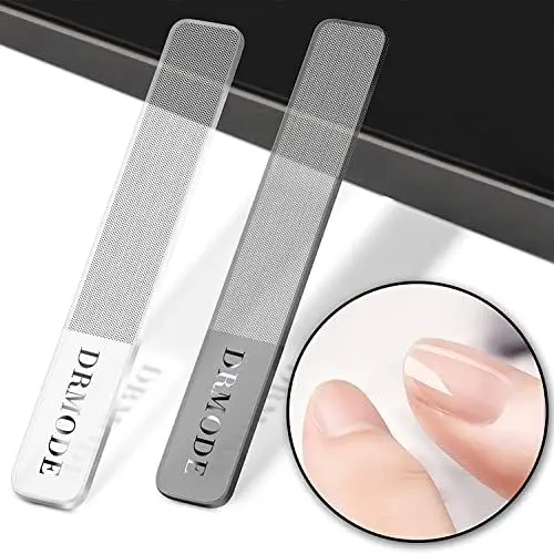 Produktbild: Nagelfeile Glas, Nagelfeilen Set Nano Nagelglanz Glasfeile für Nägel, DRMODE Upgraded Nagelpolierer für Naturnägel mit Etui