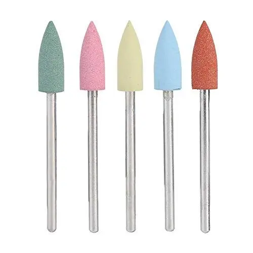 Produktbild: Nagelfräser Aufsätze Nagelbohrer Bits Kit, Gummi Nail Art Polierkopf Nagelbohrer Bits Maniküre Pediküre Nagelpolier Grat Zubehör Tragbarer Elektrischer Nagelbohrer 5 Stück/Set(152)