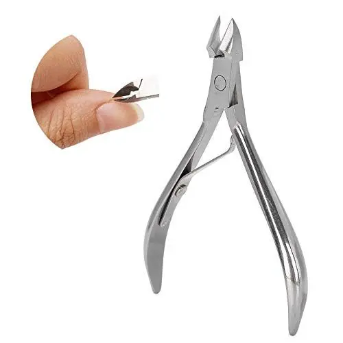 Produktbild: Nagelhautzange Nagelhautschneider, Hautzange Edelstahl mit Scharfem und Glattem Schnitt Fein Dead Skin Remover für Fingernägel und Zehennägel, profi Maniküre Pediküre Werkzeuge