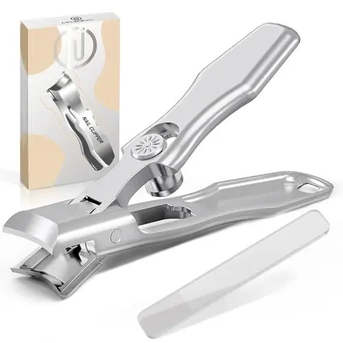 Produktbild: Nagelknipser für Dicke Fußnägel, INXEN Fingernagel knipser Groß und Zehennagelknipser mit Breiter Kieferöffnung,Nagelknipser Set für Hart Nägel,Edelstahl Nagelzwicker Nail Clipper Fußnagelknipser