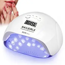 Produktbild: Nailgirls LED UV Lamp Nägel,150W Nail Lamp 4 Timer Auto Sensor LCD Display Nagellacktrockner Gerät Abnehmbare Magnet-Platte LED UV Trockner Nagellampe für Gelnägel Finger Zehennagel Nagelstudio Lampe