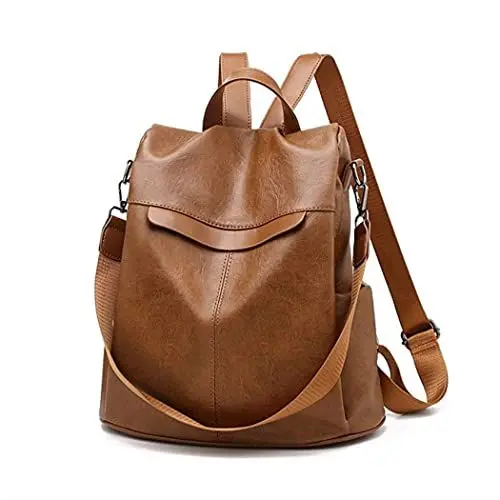 Produktbild: NAITOKE Damen Rucksack Klein Elegant lederrucksack Rucksack handtaschen für Damen,0298Gelb-1