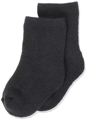 Produktbild: NAME IT Baby-Jungen NBMWAKSI Wool Terry XXIII Socken, Dark Grey Melange, 62-68 EU