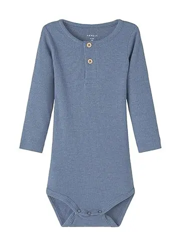 Produktbild: NAME IT Baby - Jungen Nbmkab Ls Body Noos, Troposphere/Detail:melange, 68