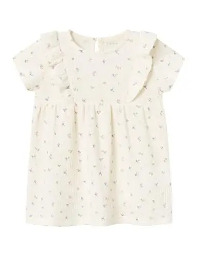 Produktbild: NAME IT Baby - Mädchen Nbfjolia Dress Sommerkleid, Weiß, 80 EU