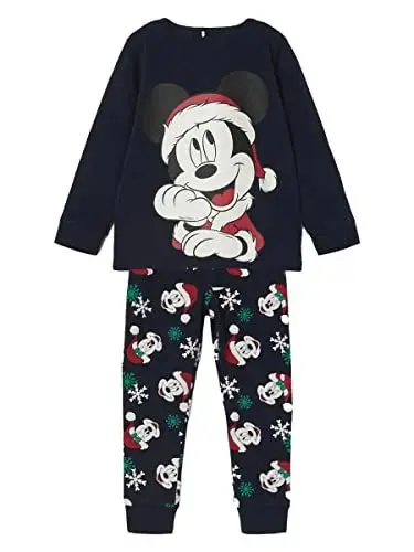 Produktbild: NAME IT Baby-Boy's NMMOPY Mickey LS NIGHTSET WDI Schlafanzug, Dark Sapphire, 86