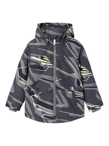 Produktbild: NAME IT Jungen NKMMAX Jacket 1AOP Kurzjacke, Schwarz, 146