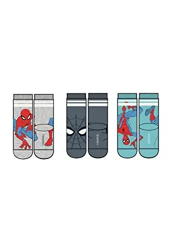 Produktbild: NAME IT Jungen NMMARN Spiderman 3PK MAR Socken, Créme De Pêche, 46W / 47L