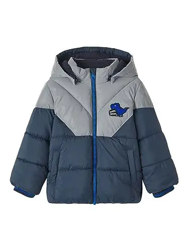 Produktbild: NAME IT Jungen NMMMORTEN Puffer Jacket Reflective Pufferjacke, Dark Sapphire, 110