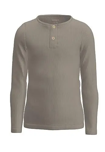 Produktbild: NAME IT Jungen Nmmkab Ls Top Noos Langarm Shirt, Pure Cashmere, 104