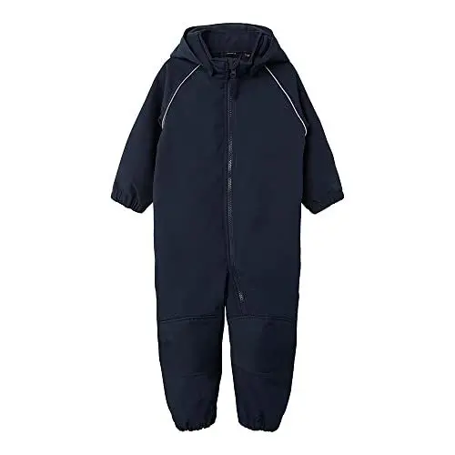 Produktbild: NAME IT Jungen Nmnalfa Solid Fo Noos Softshell Suit Regenanzug, Dark Sapphire, 80 EU