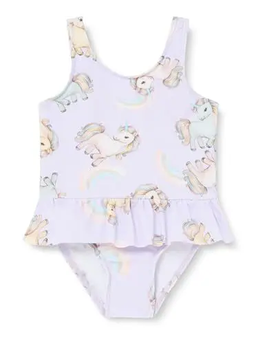 Produktbild: NAME IT Mädchen NMFZUNA Swimsuit Box Badeanzug, Orchid Petal, 98 cm-104 cm