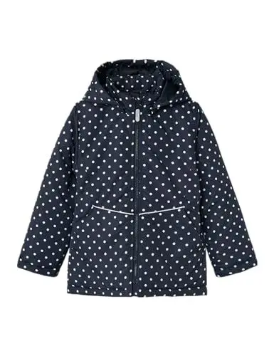 Produktbild: NAME IT Mädchen Nkfmaxi Jacket AOP Kurzjacke, Blau, 128