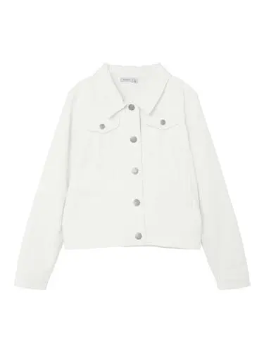 Produktbild: NAME IT Mädchen Nkfreja Twill Jacket 4160-yf Noos, Bright White, 152