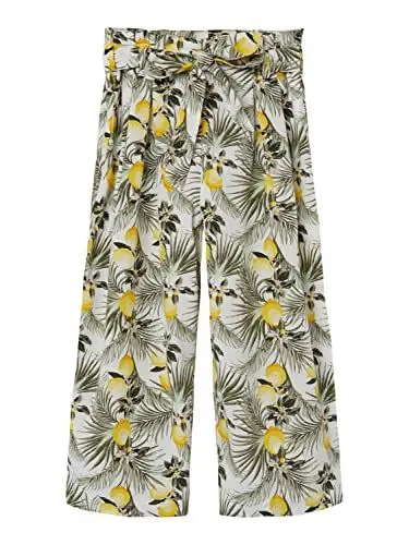 Produktbild: NAME IT Mädchen Nkfvinaya Pant H. Culotte Hose, White Alyssum, 116 EU