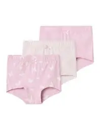 Produktbild: NAME IT Mädchen Nmftights 3p Pink Butterfly Noos Unterhose, Pink Lavender, 110 EU