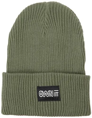 Produktbild: NAME IT Unisex NKNMANOA Knit Beanie Mütze, Beetle, 54/55