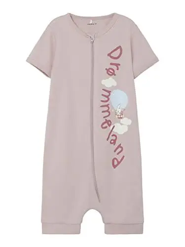 Produktbild: NAME IT Unisex Nmnvaha Ss Nightsuit May 22 Schlafstrampler, Violet Ice, 74