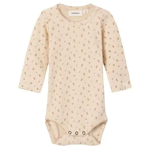 Produktbild: NAME IT Baby - Mädchen Nbfgago Ls Slim Body Lil Noos, Fog, 68