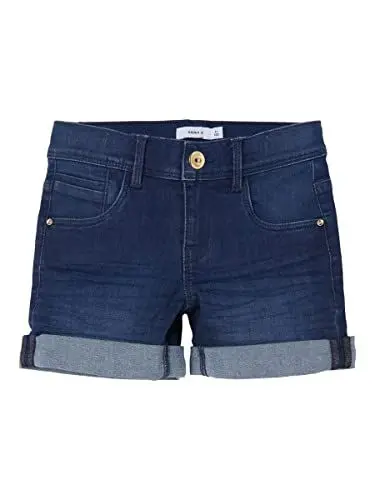 Produktbild: Name It Mädchen Jeans Shorts Medium Blue Denim-152