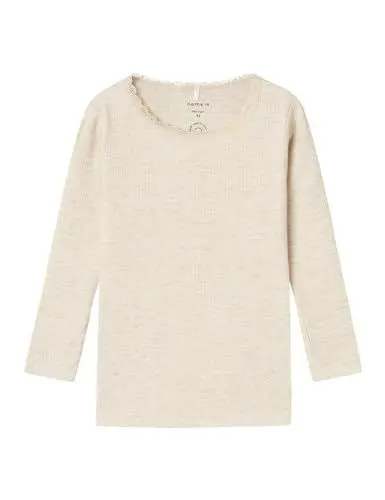 Produktbild: NAME IT Damen NMFKAB LS TOP NOOS Shirt, Peyote Melange, 98