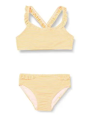 Produktbild: NAME IT Girl's Nmfziline Box Bikini, Orange Pop, 86/92