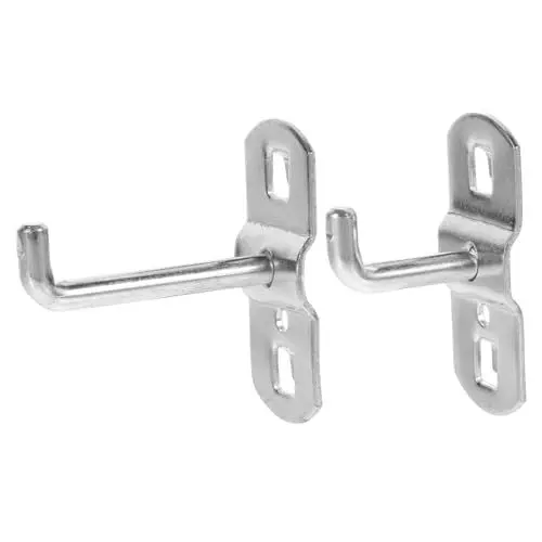 Produktbild: NAMOARLY 12st Nagel Platte Haken Stecktafel-wandorganisator Stecktafelaufhänger Heringshaken Stecktafelhaken Zum Stecktafel-organizer-board-set Wandhaken Werkbank Werkzeughalter Eisen