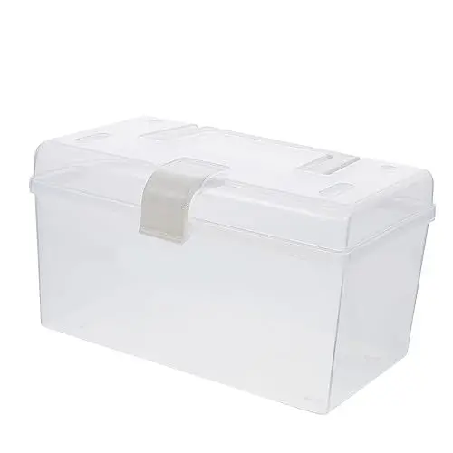 Produktbild: NAMOARLY Große Aufbewahrungsbox Für Masken Stapelbare Aufbewahrungsboxen Für Den Schreibtisch Maskenhalter Maskenbehälter Maskenaufbewahrungskoffer Maskenbehälter Leicht Zu Tragen