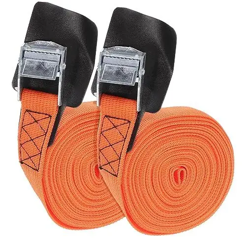 Produktbild: NAMOARLY 2 Ratschen Spanngurte Mit Haken Zurrgurte Für Sicheren Transport Schnallengurte Für Kofferraum Und Lasten 3 Meter änge Und Zuverlässig