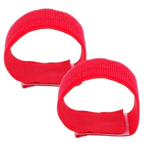 Produktbild: NAMOARLY 2st Selbstklebender Knöchelriemen Fitness-Accessoire Yoga-trainingsbänder Fußschlaufen Fitness-trainingsbänder Yoga-versorgung Yoga-ausrüstung Fitnessversorgung Rot Polyester