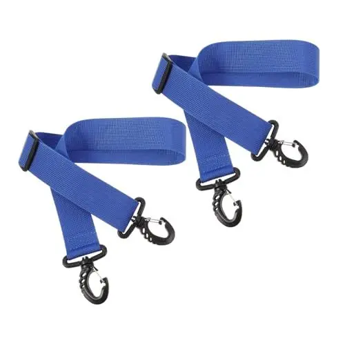 Produktbild: NAMOARLY 2st Skischuhriemen Tragegurt Für Skischuhe Verschleißfeste Schlittschuhleine Skischuhe Mit Seil Träger Für Outdoor-Skates Skischuh-fixierleine Skischuhe Mit Leine Nylongewebe Blue