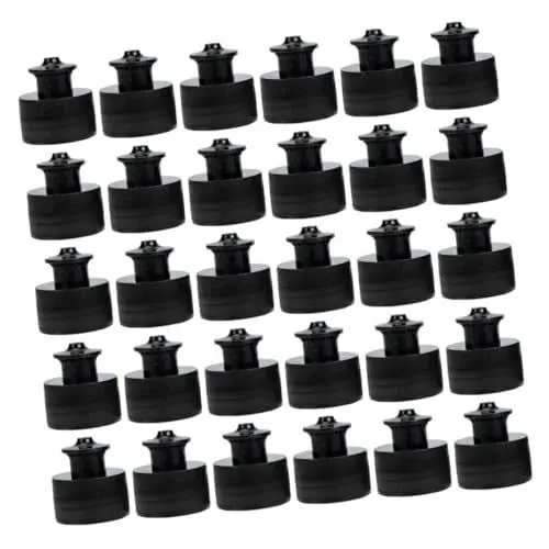 Produktbild: NAMOARLY Flaschenverschlüsse Für Unterwegs 28 Mm Sport-wasserflaschenverschluss Auslaufsicher Wiederverwendbarer Deckel 30er-Pack Handzieh-Design