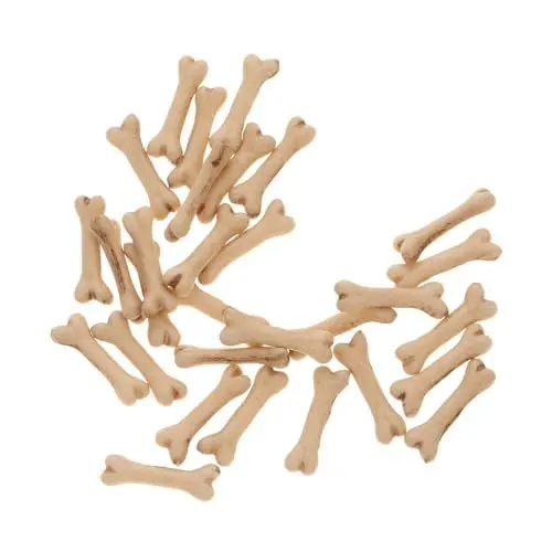 Produktbild: NAMOARLY 30st Zubehör Für Halloween-miniaturen Mini-Halloween-schädelknochen Halloween-miniaturspielzeug Halloween-knochendekorationen Gefälschte Knochen Stütze Karnevalspartykostüm Harz