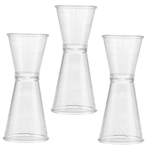 Produktbild: NAMOARLY Jigger Bar Supplies 3 Stück Doppelseitiger Bar-jigger-messbecher Für Weinmessgerät