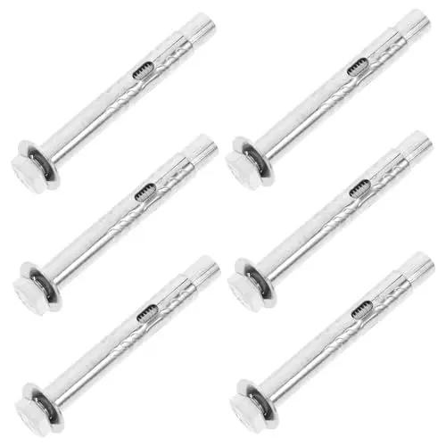 Produktbild: NAMOARLY 6 Stücke Heavy Duty Expansion Schraube Bolzen Externe Muttern M8x80mm 304 Edelstahl Bolzen Befestigung