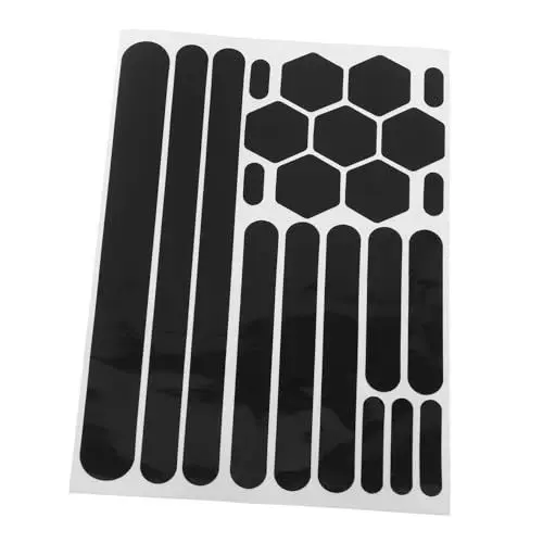 Produktbild: NAMOARLY Mountainbike-pad Rahmen Klebeband Klebefolie Für Fahrradlenker Kratzer Schwarz Reflektierend 1pc