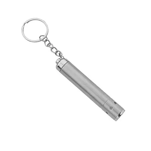 Produktbild: NAMOARLY Edelstahl Schlüsselanhänger Taschenlampe 5 Mini Taschenlampe Karabiner Für Wandern Outdoor