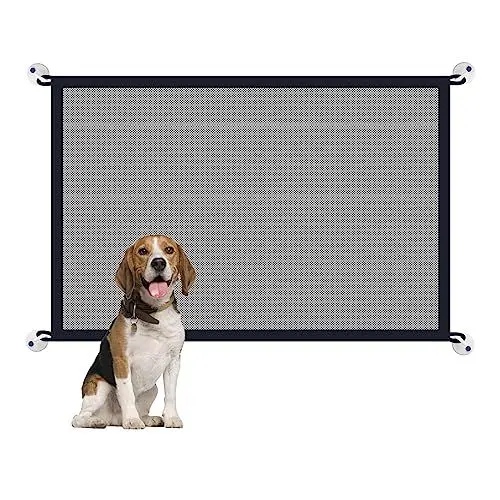 Produktbild: NAMSAN Hundeschutzgitter Treppenschutzgitter für Hunde 110 X 72 cm Absperrgitter Tür für Haustiere