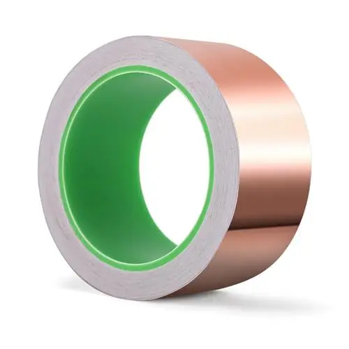 Produktbild: Namzinc Kupferband gegen Schnecken 50mm x 20m Selbstklebend Doppelseitig Leitfähig für Hochbeet Blumentopf Schneckenschutz Schneckenabwehr