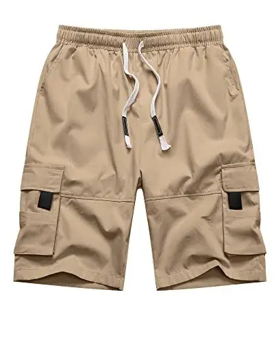 Produktbild: NANAMEEI Bermuda Shorts Herren Stretch Kurze Hose Sommer Leicht Cargo Khaki 3XL
