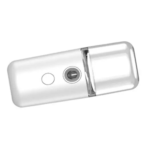 Produktbild: Nano Gesichtsnebel Sprüher ABS Gehäuse Taschengröße USB -Ladung Wasser Gesichtsbefeuchter für Hydratation Weiße Mini -Größe: Die Gesichtsfeindlichen Gesichtsnebel -Sprühwasser